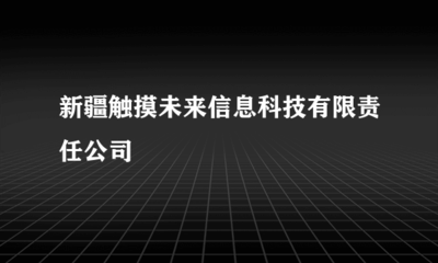 新疆觸摸未來(lái)信息科技有限責(zé)任公司 專業(yè)代理國(guó)內(nèi)各類廣告服務(wù)